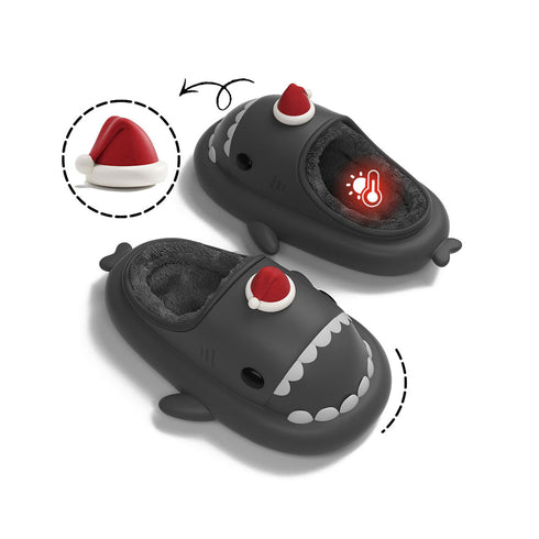 Sharkicks Basic - Mùa Đông, Dép Cá Mập Ông già Noel, Hở Gót